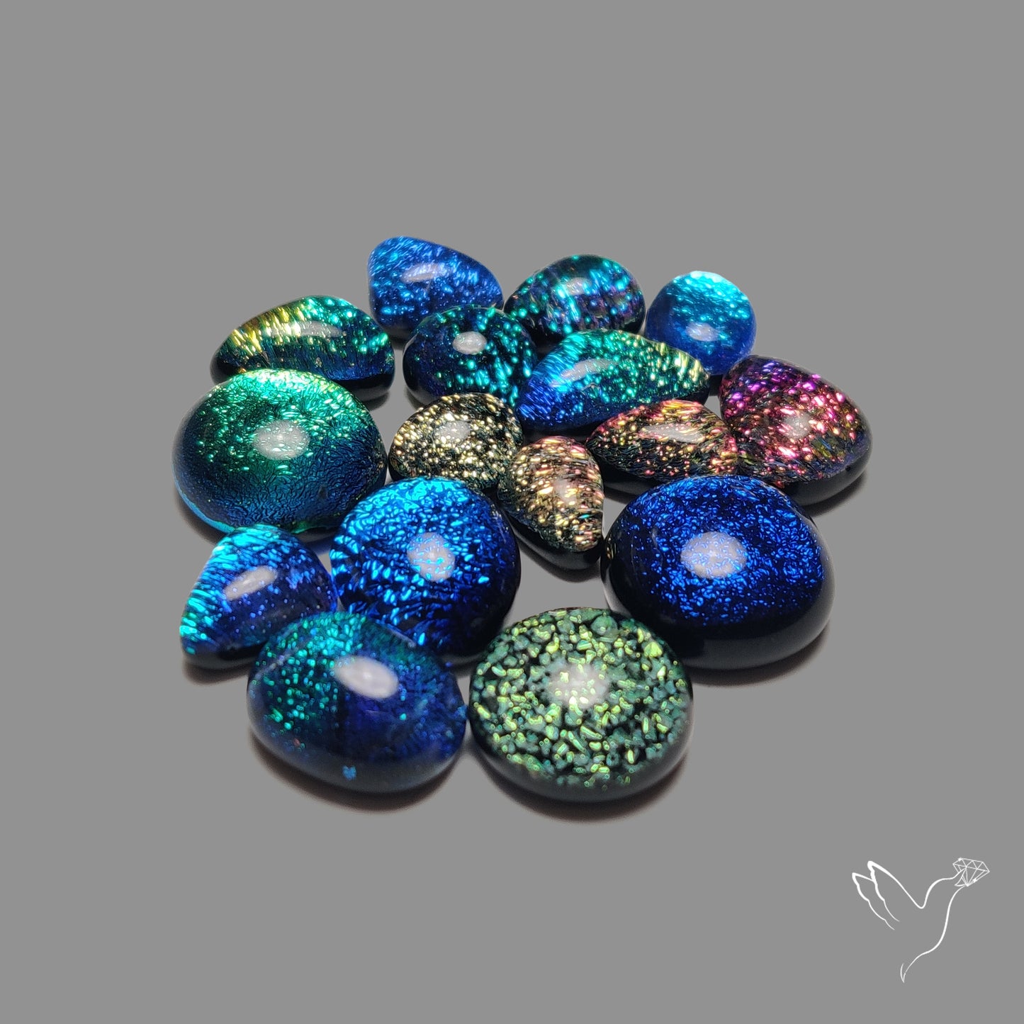 Dichroic Glass Lot