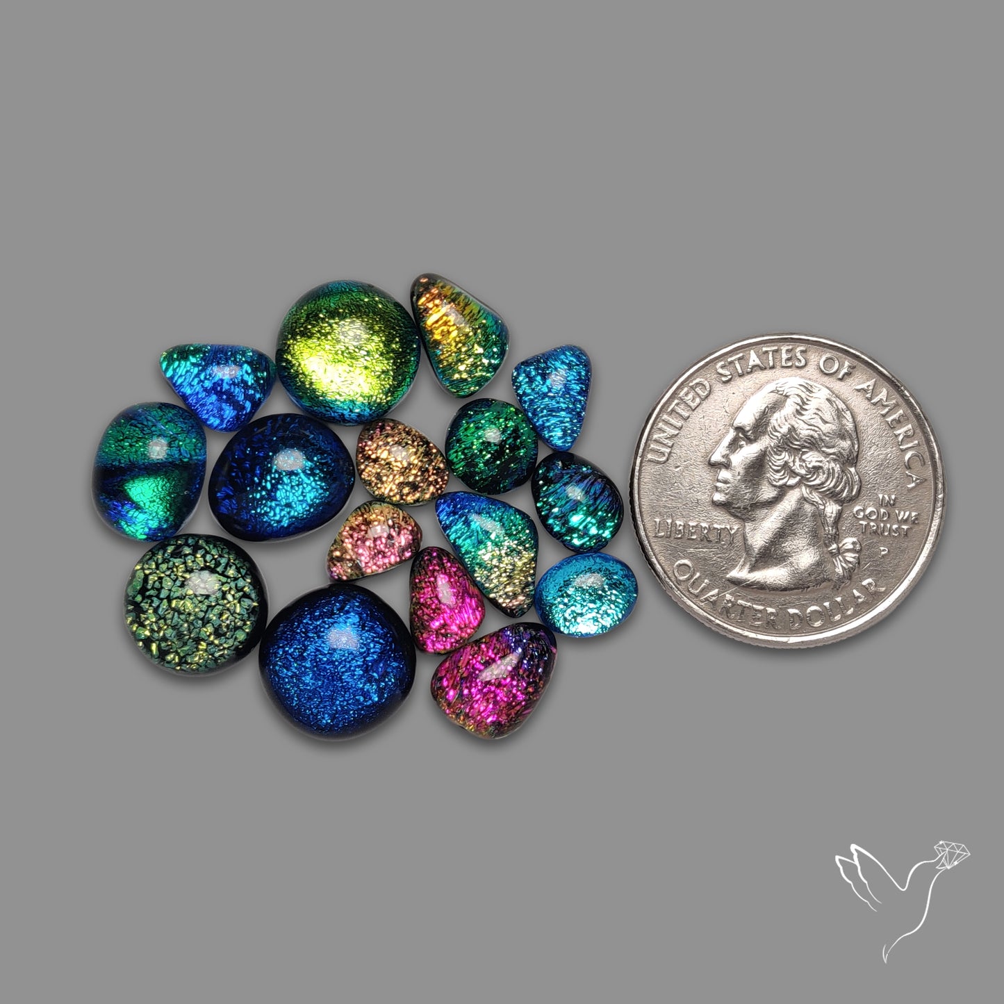 Dichroic Glass Lot