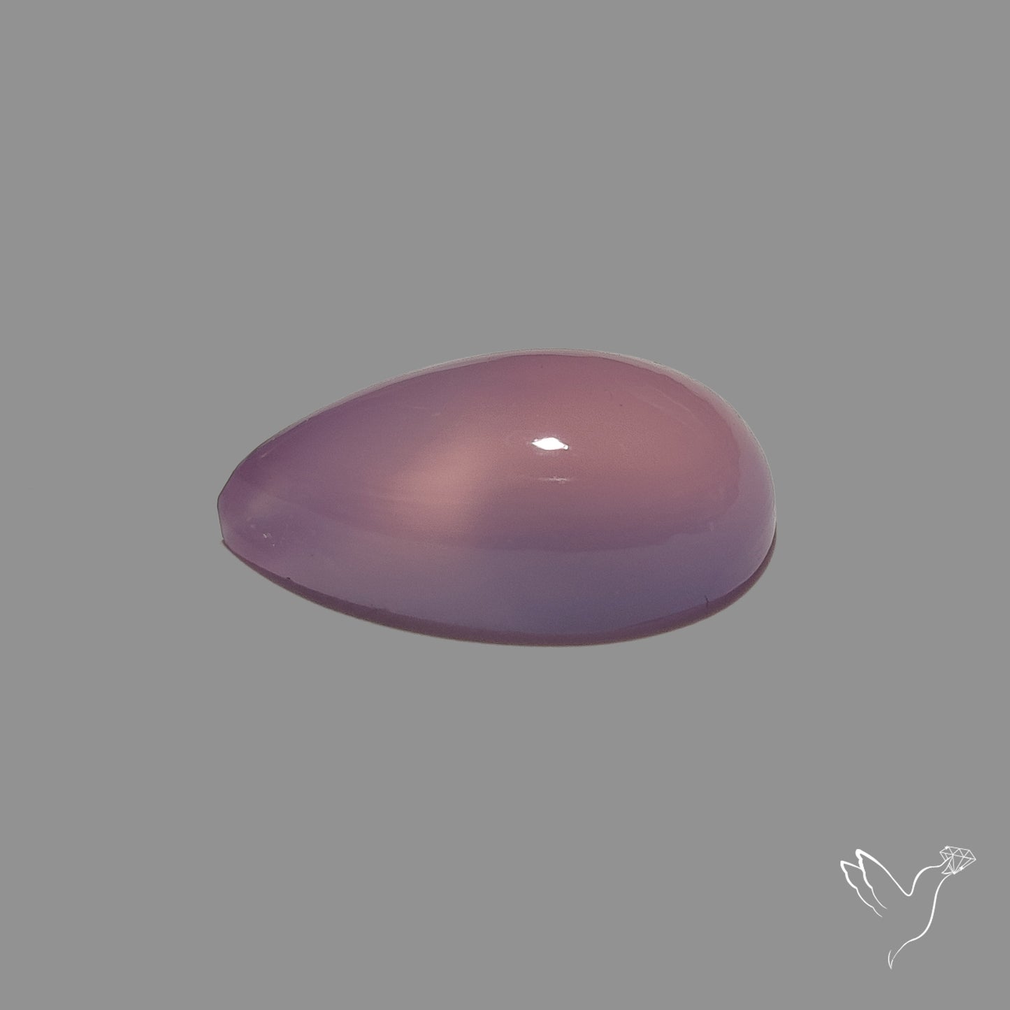 Lavender Chalcedony Cabochon