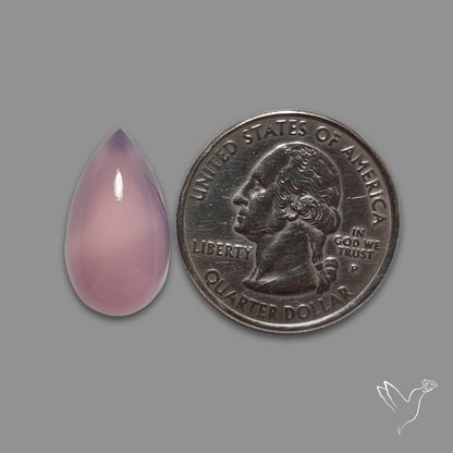 Lavender Chalcedony Cabochon