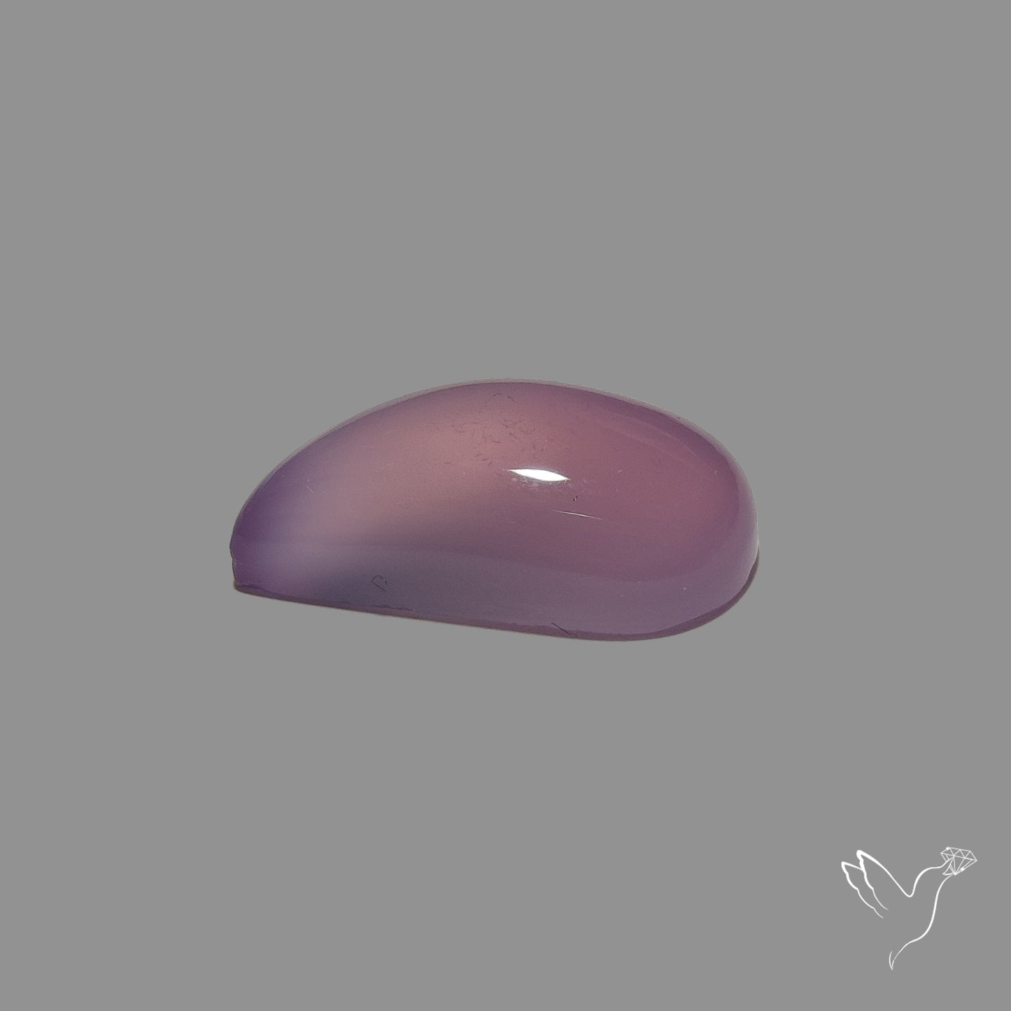 Lavender Chalcedony Cabochon