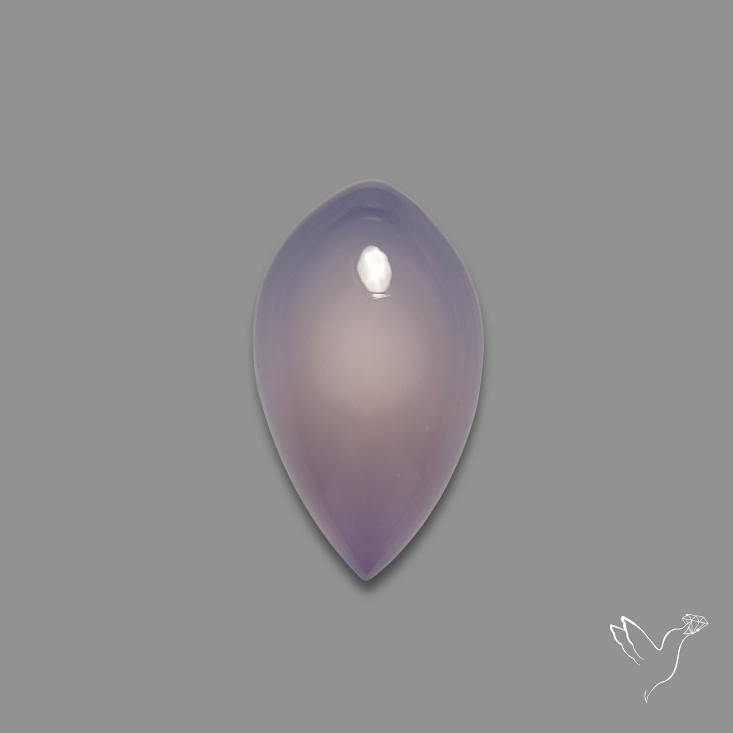 Lavender Chalcedony Cabochon