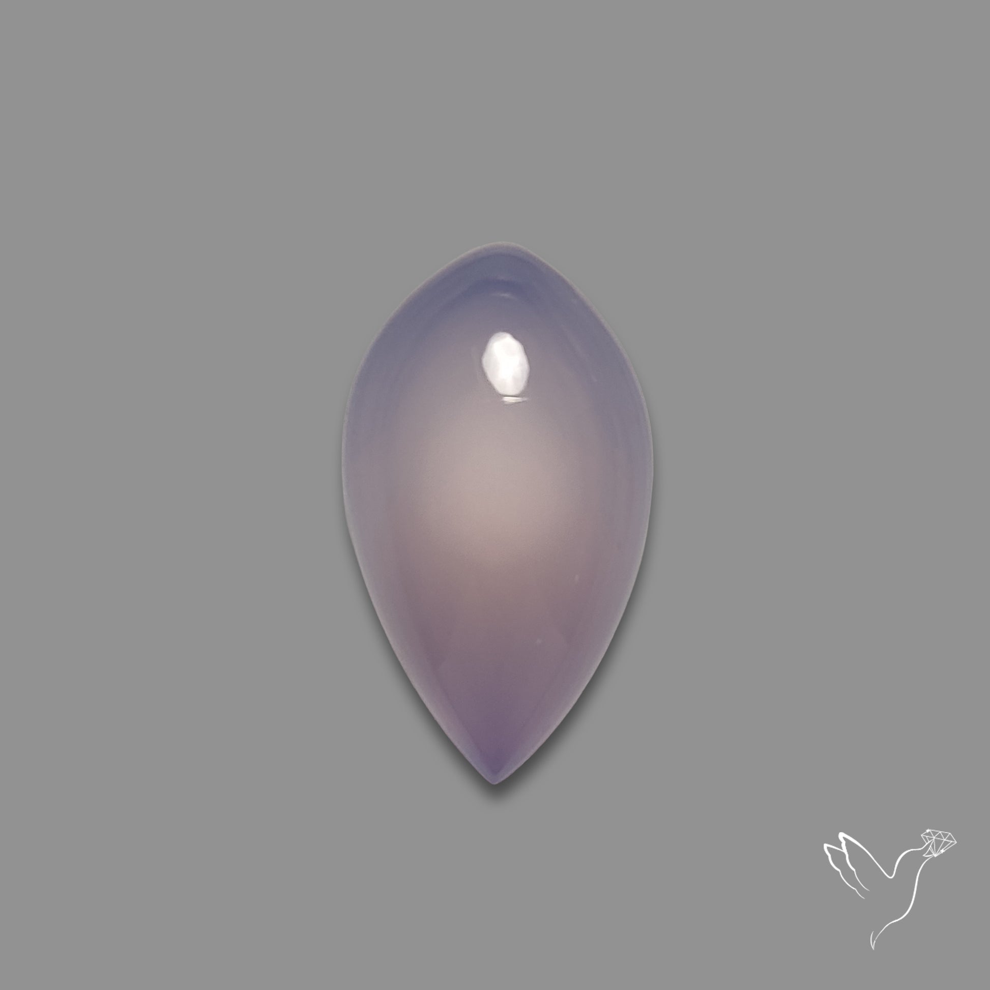 Lavender Chalcedony Cabochon