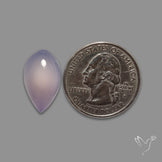 Lavender Chalcedony Cabochon