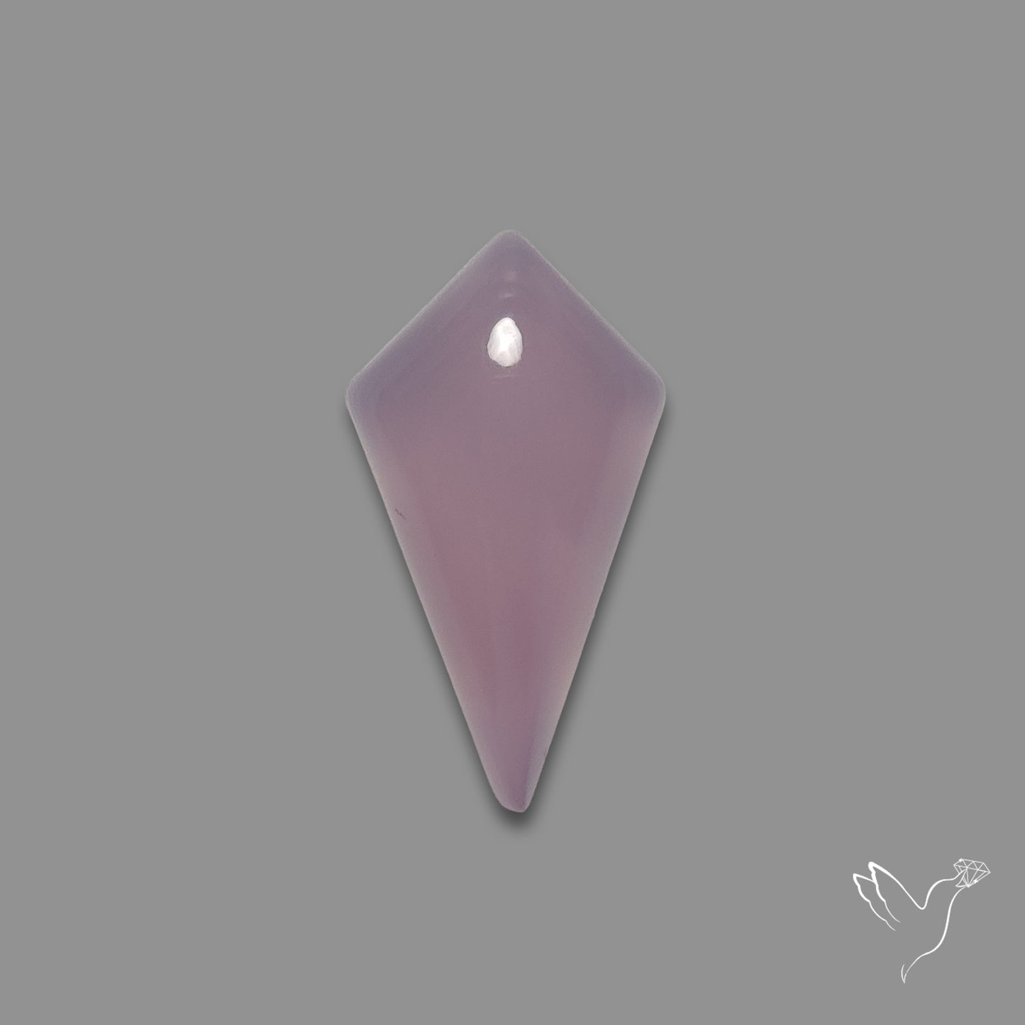 Lavender Chalcedony Cabochon