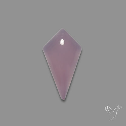 Lavender Chalcedony Cabochon