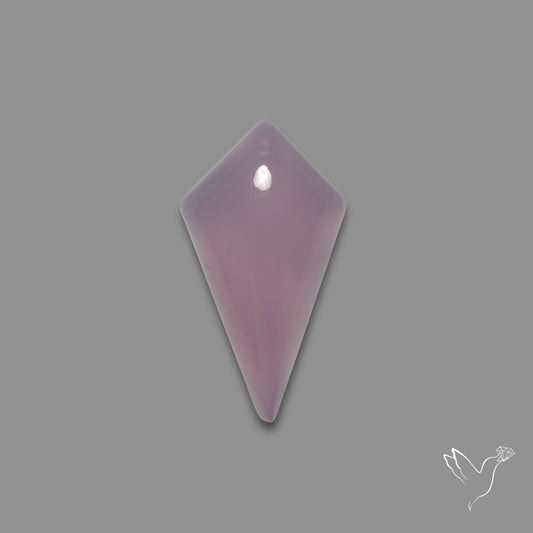 Lavender Chalcedony Cabochon