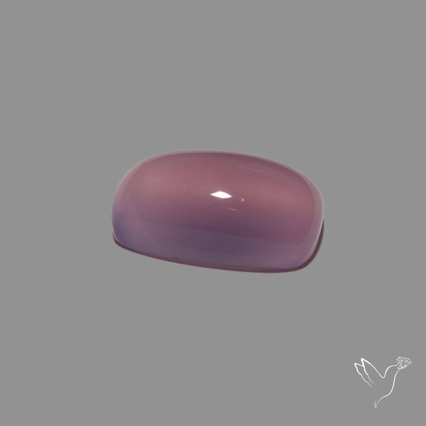 Lavender Chalcedony Cabochon