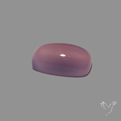 Lavender Chalcedony Cabochon
