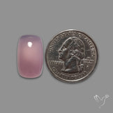 Lavender Chalcedony Cabochon