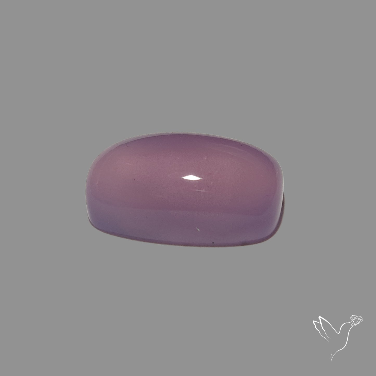 Lavender Chalcedony Cabochon