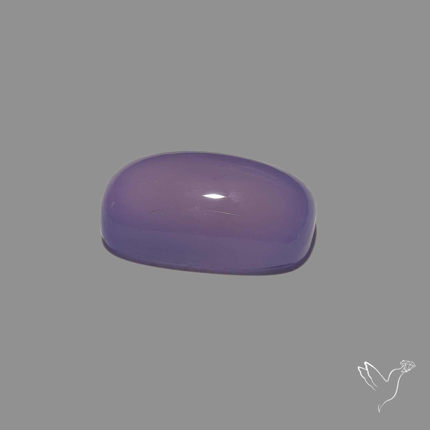 Lavender Chalcedony Cabochon