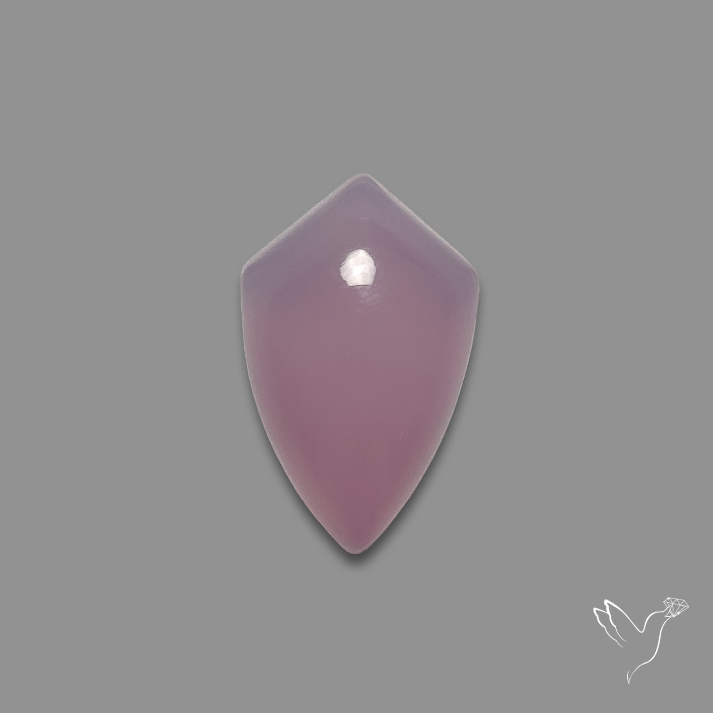 Lavender Chalcedony Cabochon
