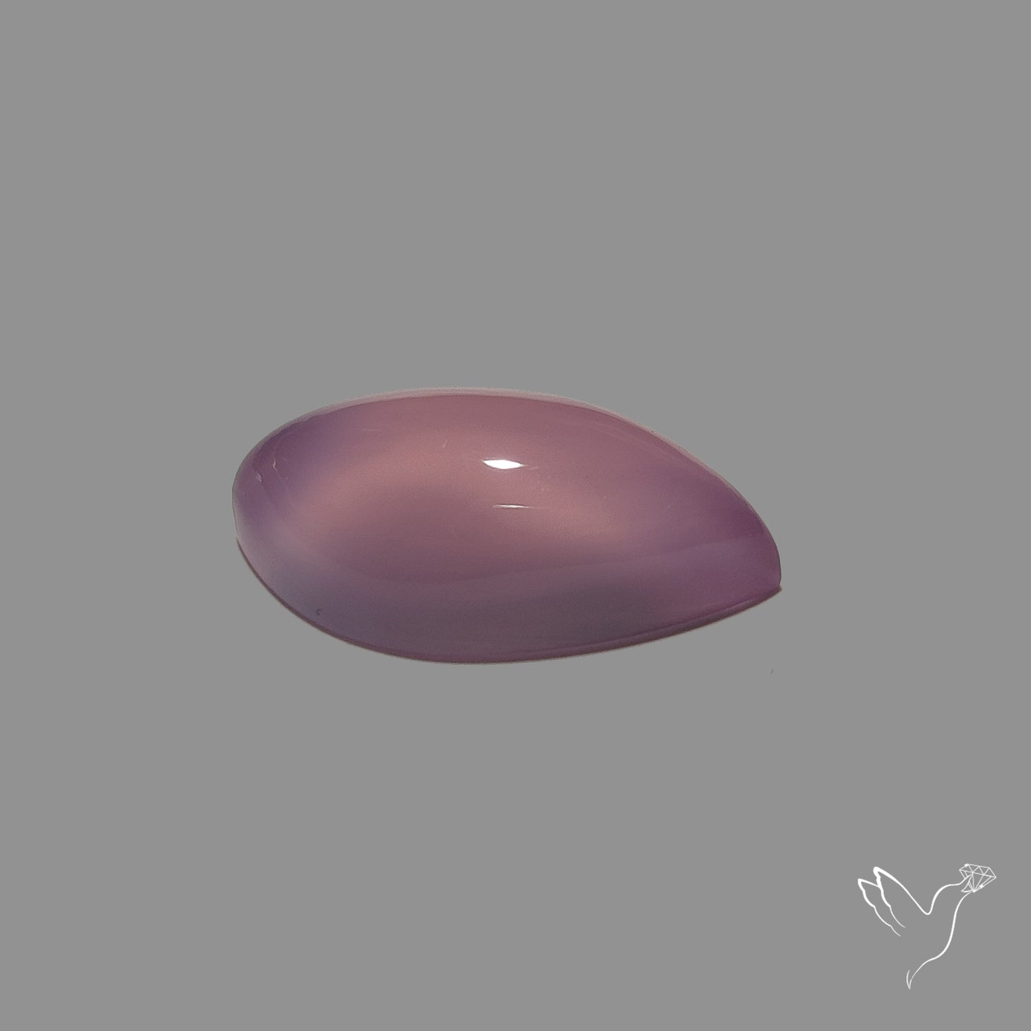 Lavender Chalcedony Cabochon