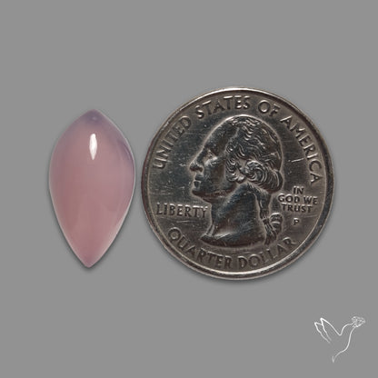 Lavender Chalcedony Cabochon