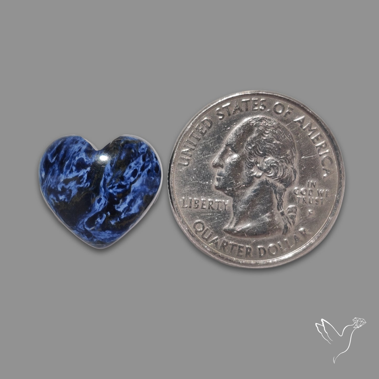 Pietersite Heart Cabochon