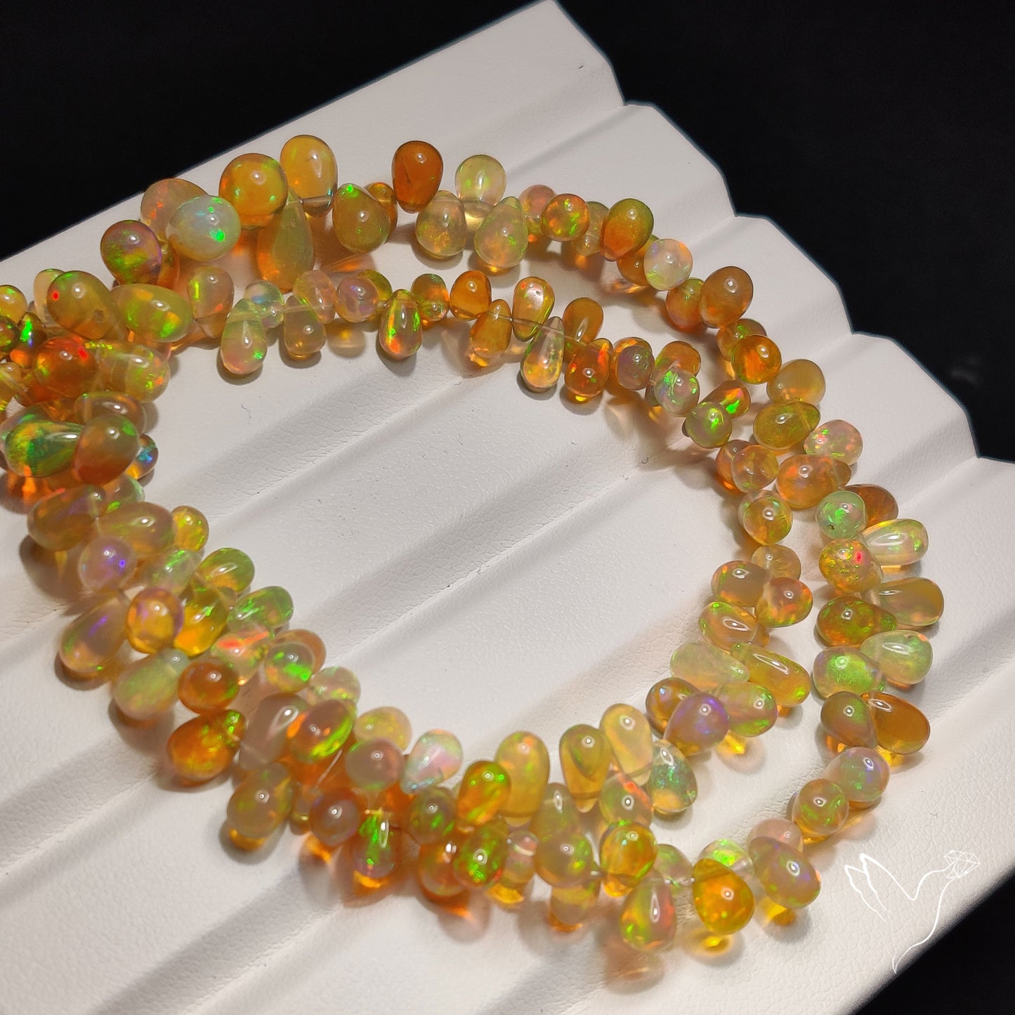 AAA Ethiopian Opal Drops Beads Line
