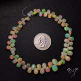 AAA Ethiopian Opal Drops Beads Line