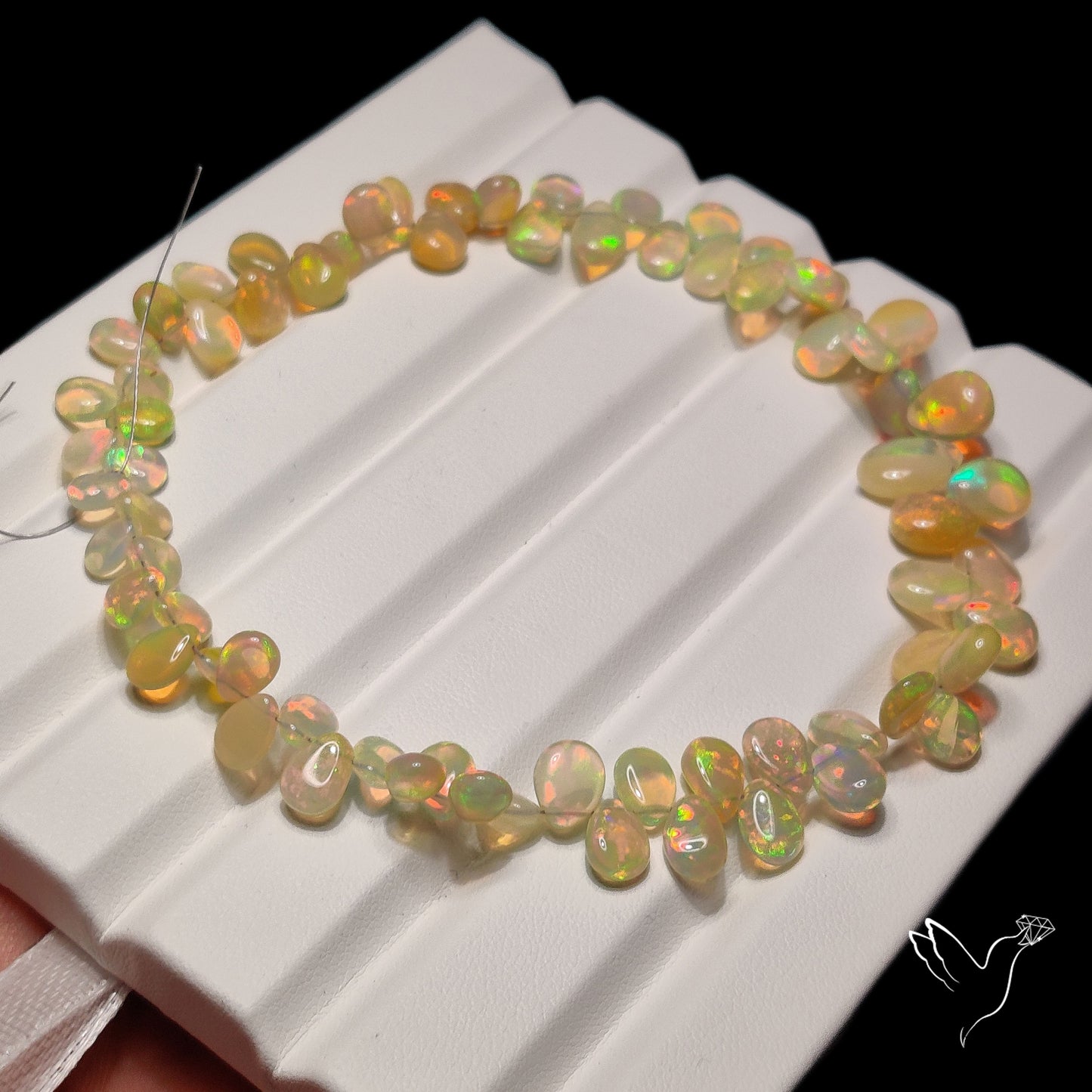 AAA Ethiopian Opal Drops Beads Line