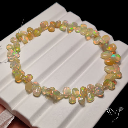 AAA Ethiopian Opal Drops Beads Line