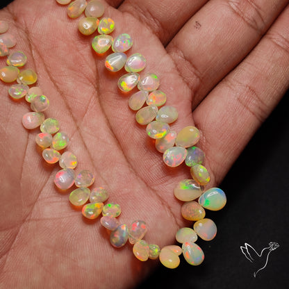 AAA Ethiopian Opal Drops Beads Line