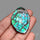 Ammolite Specimen Teal Blue Green Large Specimen