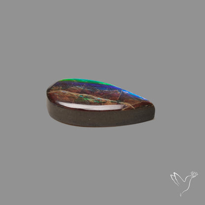 AAA Blue Green Ammolite Cabochon