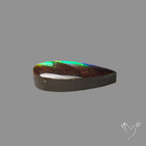 AAA Blue Green Ammolite Cabochon