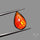 AAA Red Orange Ammolite Cabochon