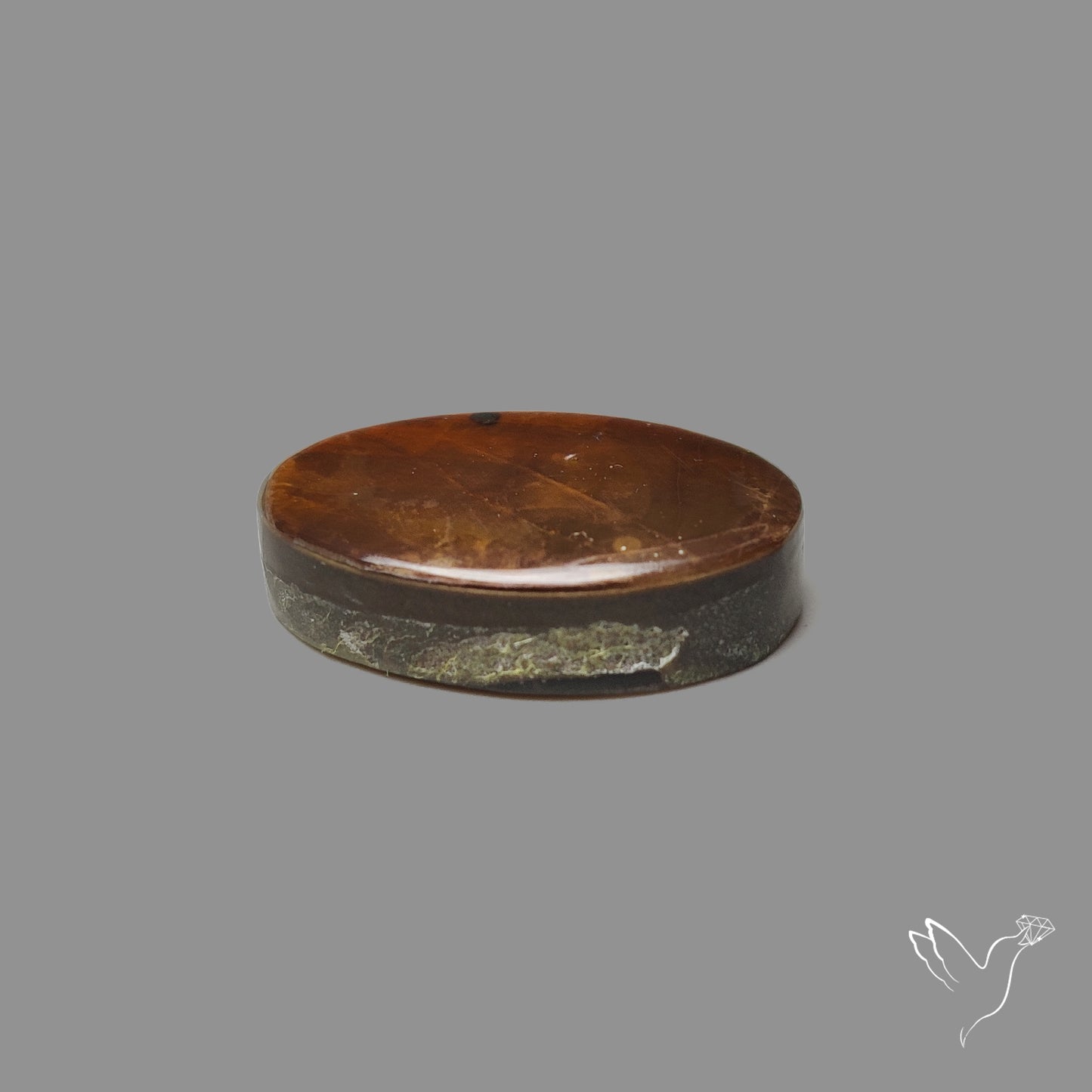 AAA Deep Red Ammolite Cabochon