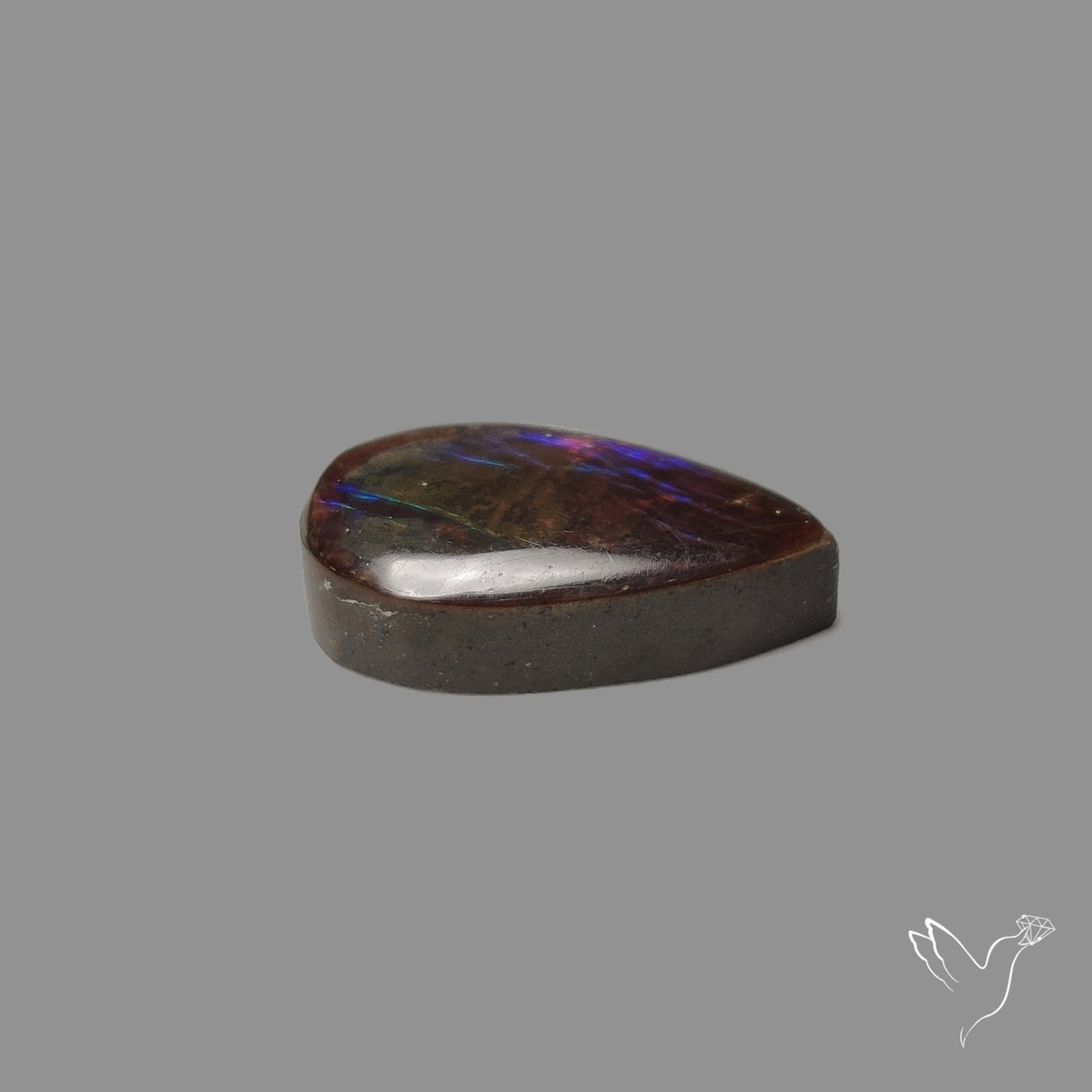 AAA Yellow Green Ammolite Cabochon