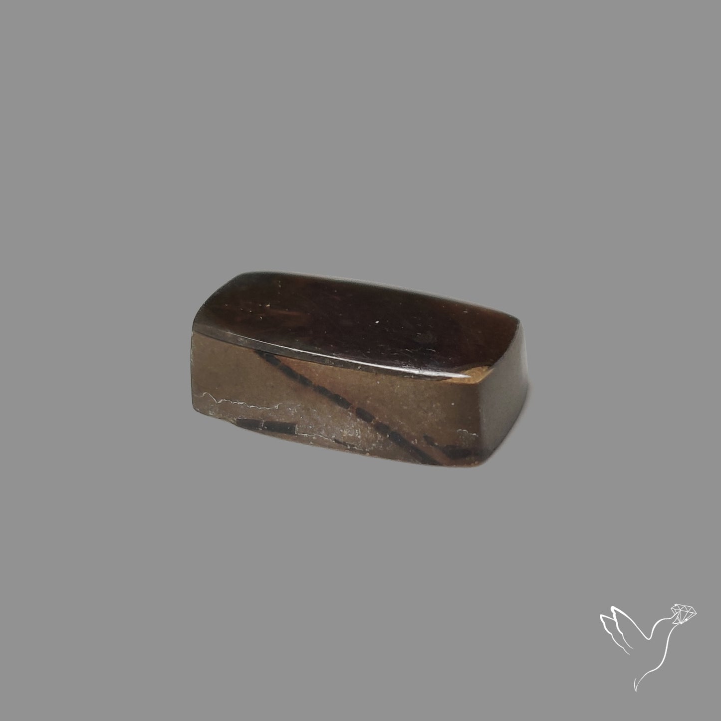 AAA Golden Green Ammolite Cabochon
