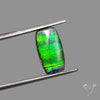 AAA Neon Green Ammolite Cabochon