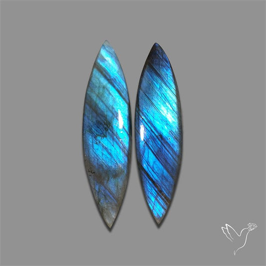 Blue Labradorite Pair