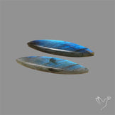 Blue Labradorite Pair