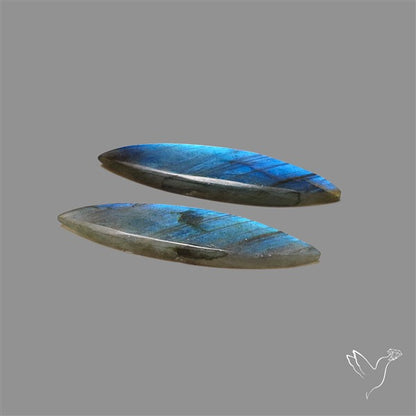 Blue Labradorite Pair