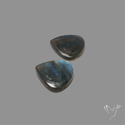 Blue Labradorite Pair