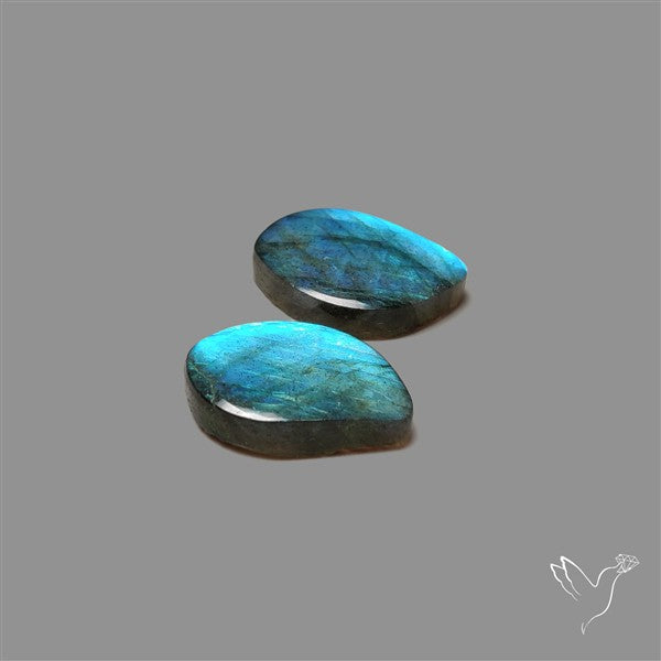 Blue Labradorite Pair