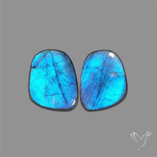 Blue Labradorite Pair