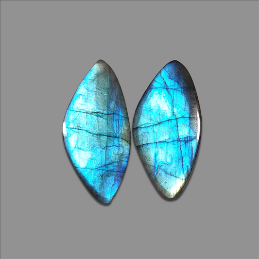 Blue Labradorite Pair