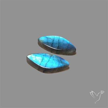 Blue Labradorite Pair