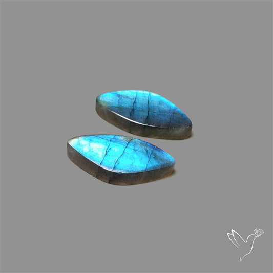 Blue Labradorite Pair