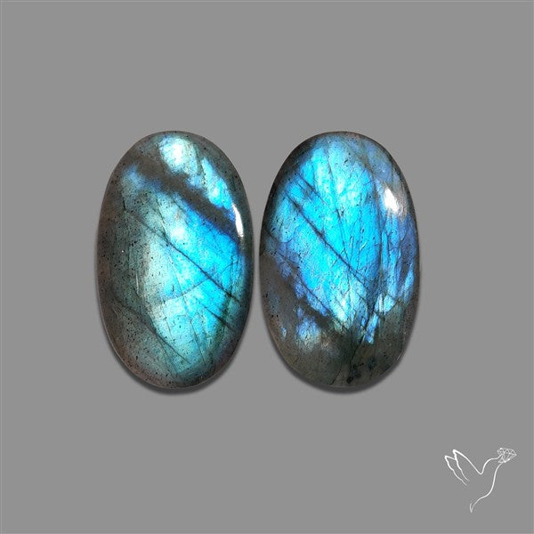 Blue Labradorite Pair