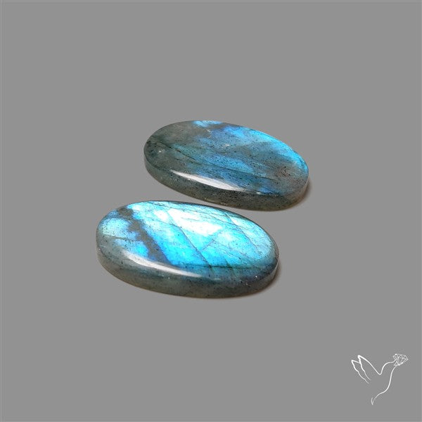 Blue Labradorite Pair