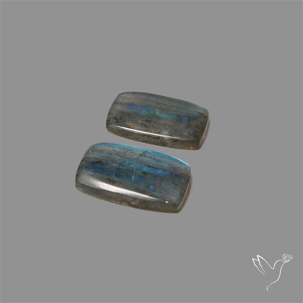 Blue Labradorite Pair