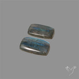 Blue Labradorite Pair