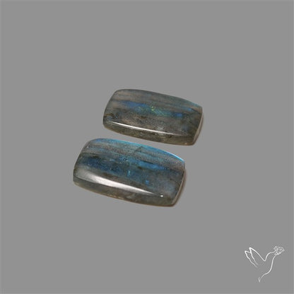 Blue Labradorite Pair