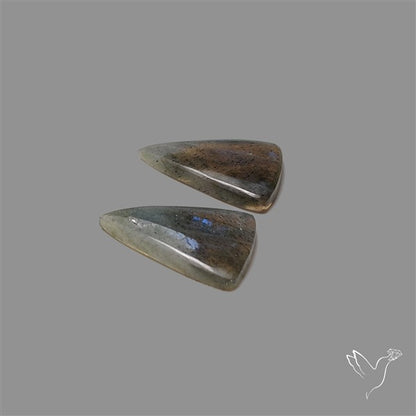 Blue Labradorite Pair