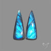 Blue Labradorite Pair