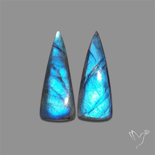 Blue Labradorite Pair